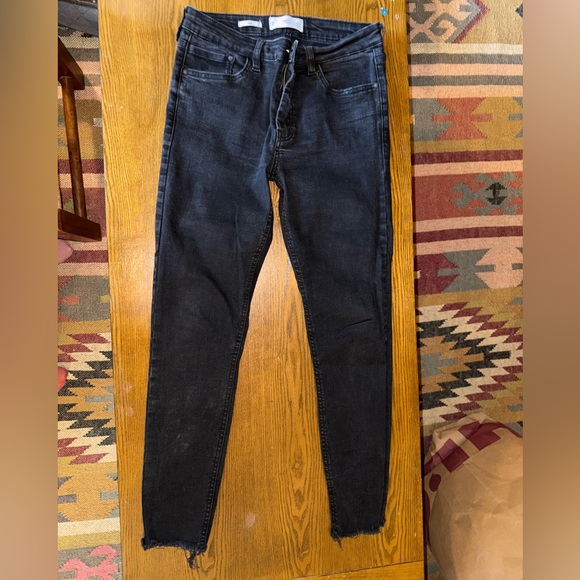 Mango MNG black jeans EUC size 6 - Picture 1 of 3